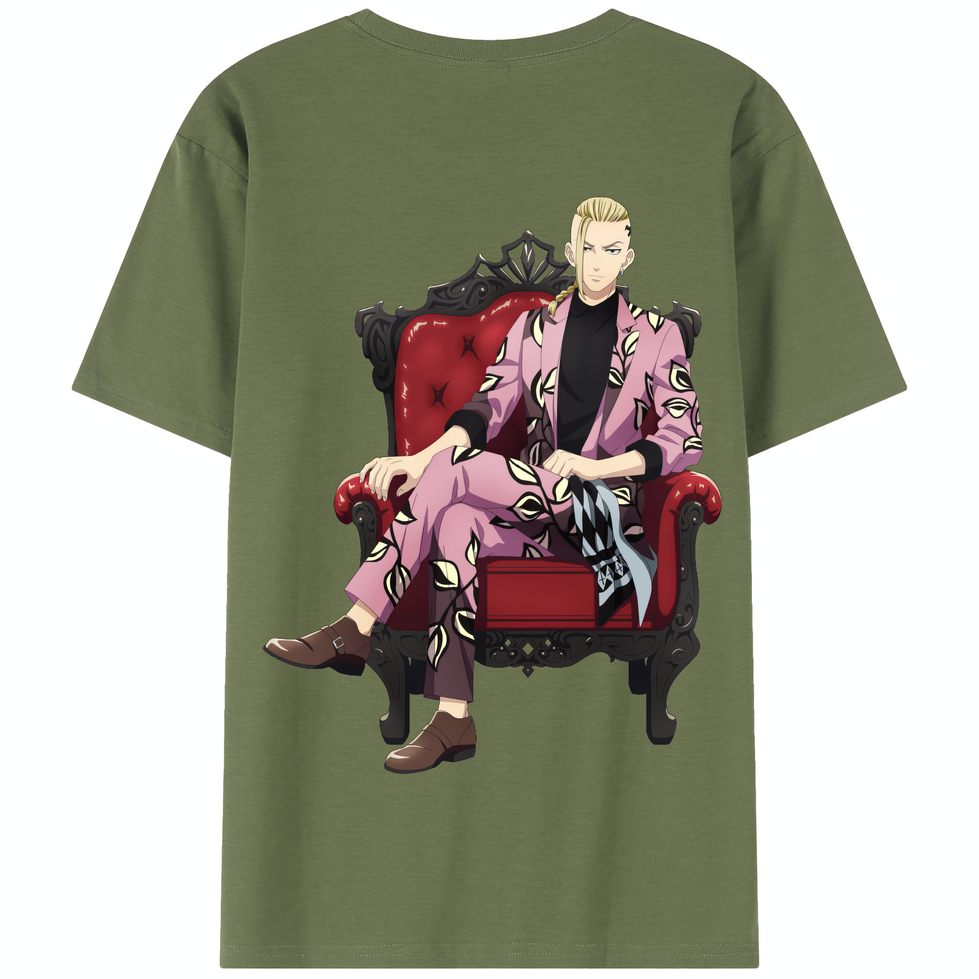 （画像用） 東京リベンジャーズ Tokyo Revengers 綿100％半袖Tシャツ（背面プリント）